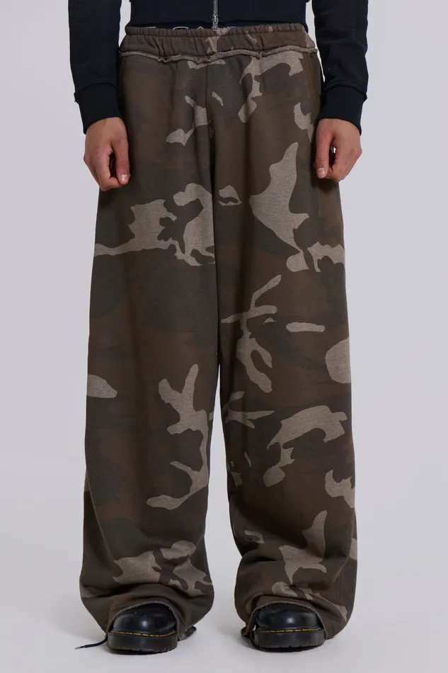 Shop Camo Monster Joggers Loungewear Jaded London Men