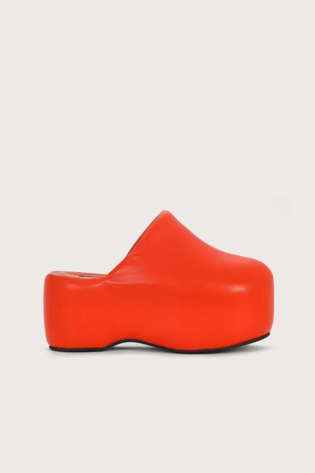 Shop Simon Miller BUBBLE CLOGS Platform Bubble Clog Mod Orange