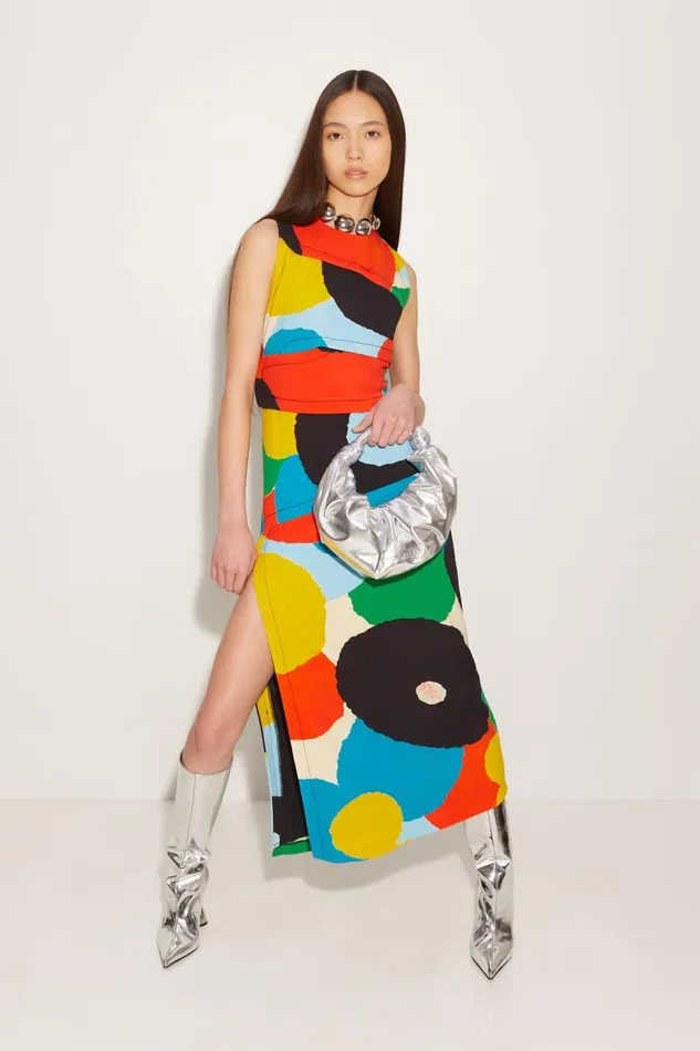 Shop Simon Miller DRESSES Puzzle Dress Wax Dot
