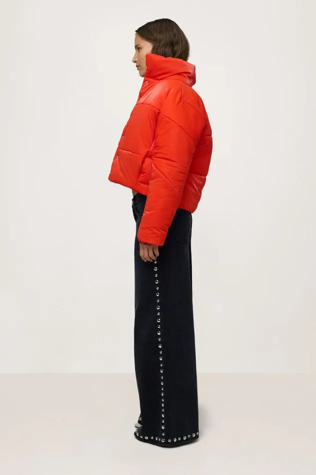 Shop Simon Miller JacketsCoats Puffy Puff Jacket Mod Orange