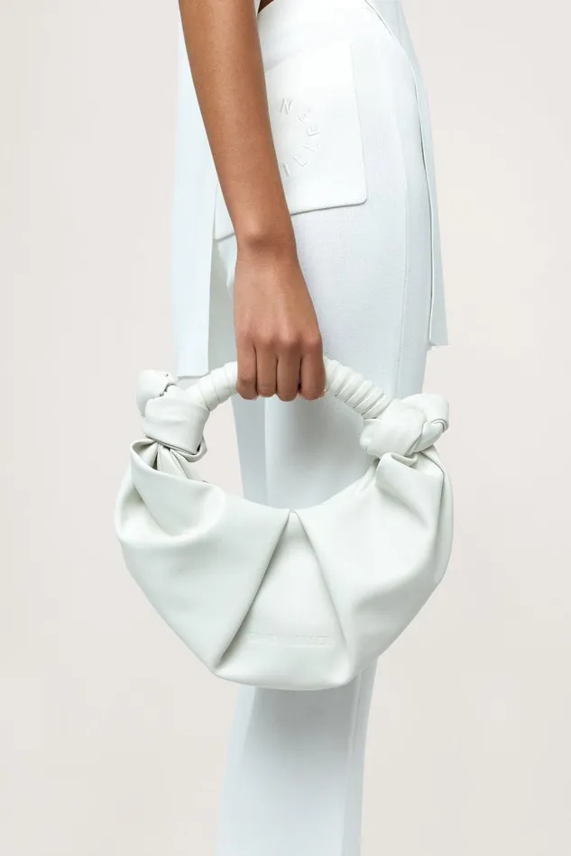 Shop Simon Miller MINI BAGS Lopsy Bag Macadamia