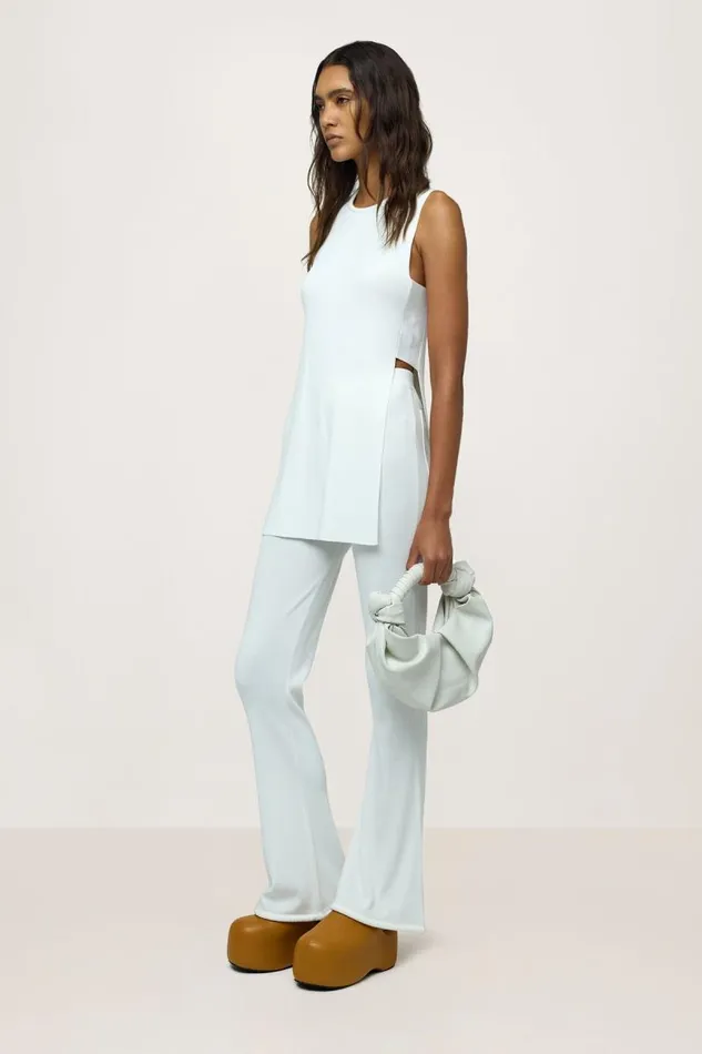 Shop Simon Miller MINI BAGS Lopsy Bag Macadamia