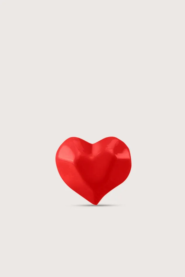 Shop Simon Miller MINI BAGS Molded Heart Bag Retro Red