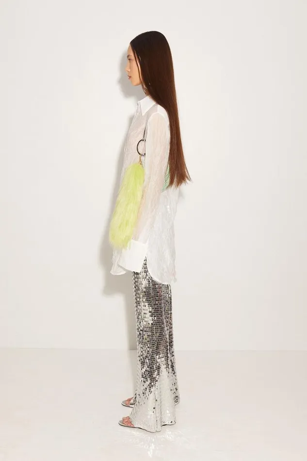 Shop Simon Miller TOPS Rowena Shirt Macadamia