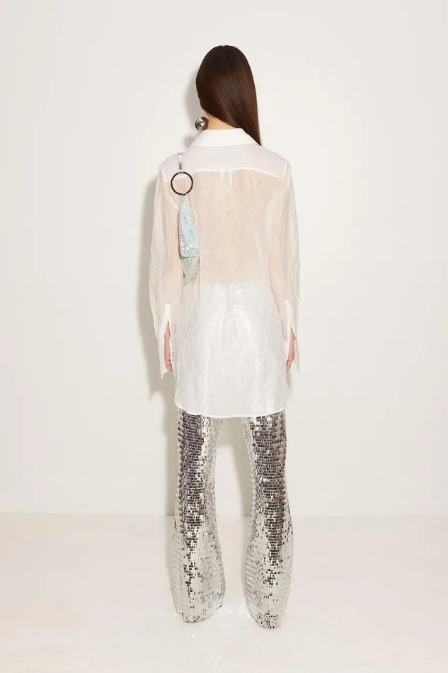 Shop Simon Miller TOPS Rowena Shirt Macadamia