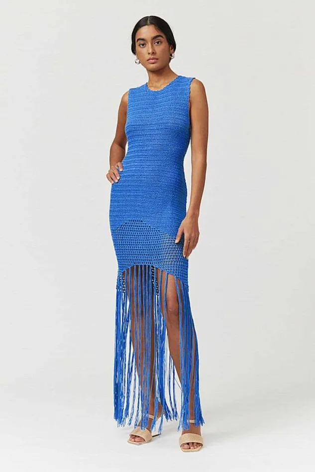 Shop SUBOO Dresses Elvira Crochet Maxi Dress