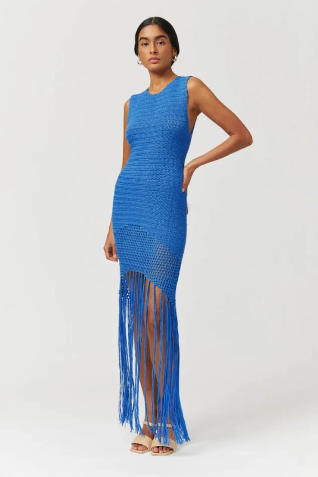 Shop SUBOO Dresses Elvira Crochet Maxi Dress