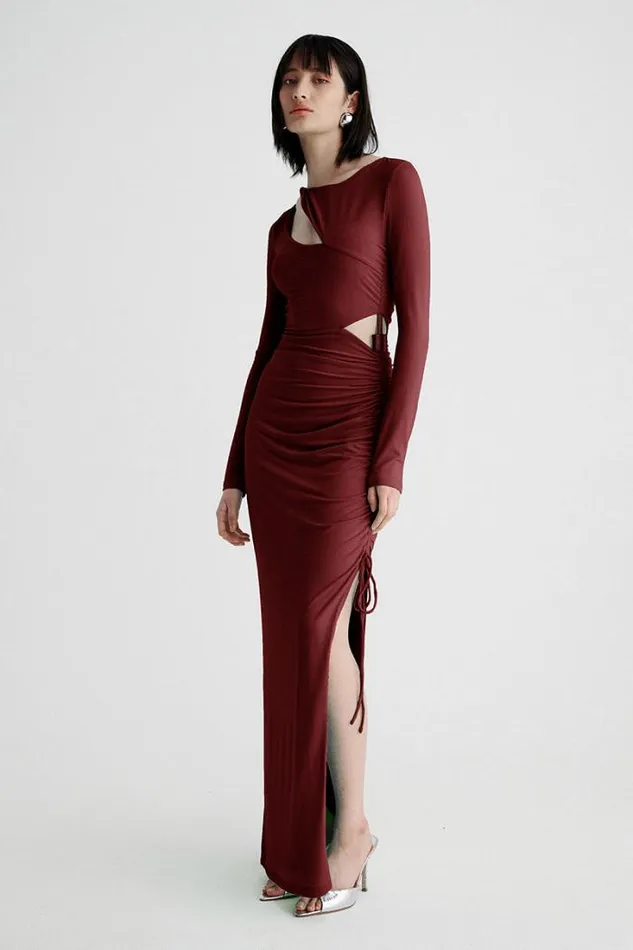 Shop SUBOO Dresses Theta Long Sleeve Maxi Dress