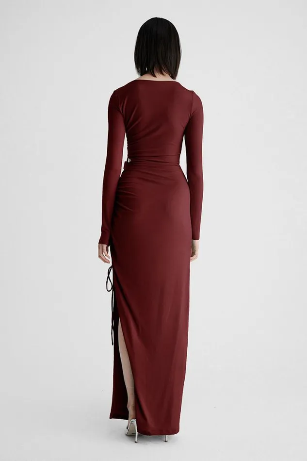 Shop SUBOO Dresses Theta Long Sleeve Maxi Dress