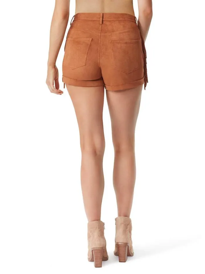 Shorts Clothing Jessica Simpson Callie Fringe Short In Glazed Ginger