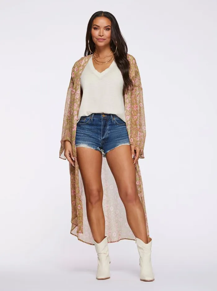 Shorts Clothing Jessica Simpson Hug Me High Rise Short In Ocean Breeze