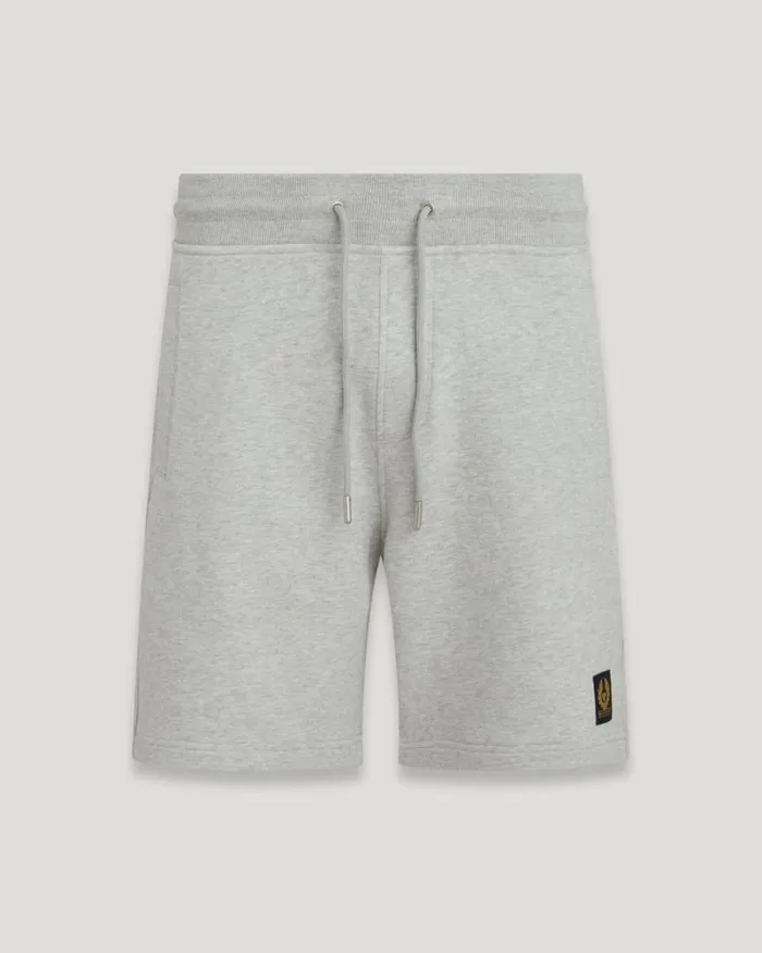Shorts Men Belstaff Belstaff Sweatshorts Old Silver Heather