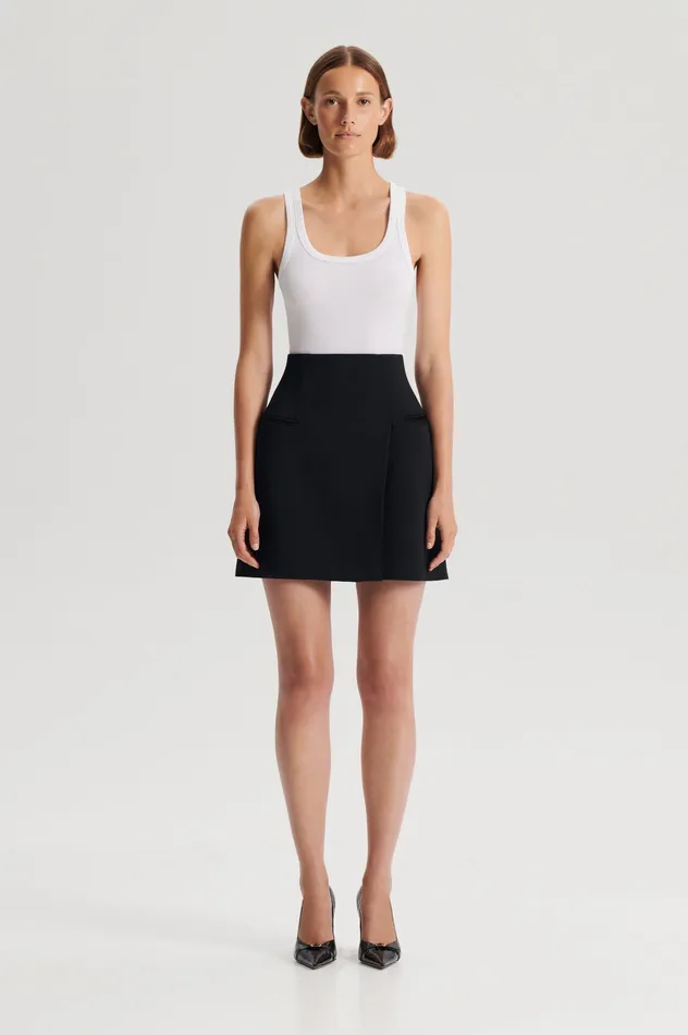 SILK COTTON SINGLET WHITE Women Tops Scanlan Theodore