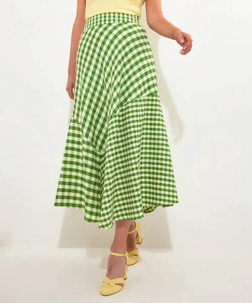 Skirts Apparel Georgie Gingham Skirt Green Joebrowns Skirts Apparel Georgie Gingham Skirt Green Joebrowns