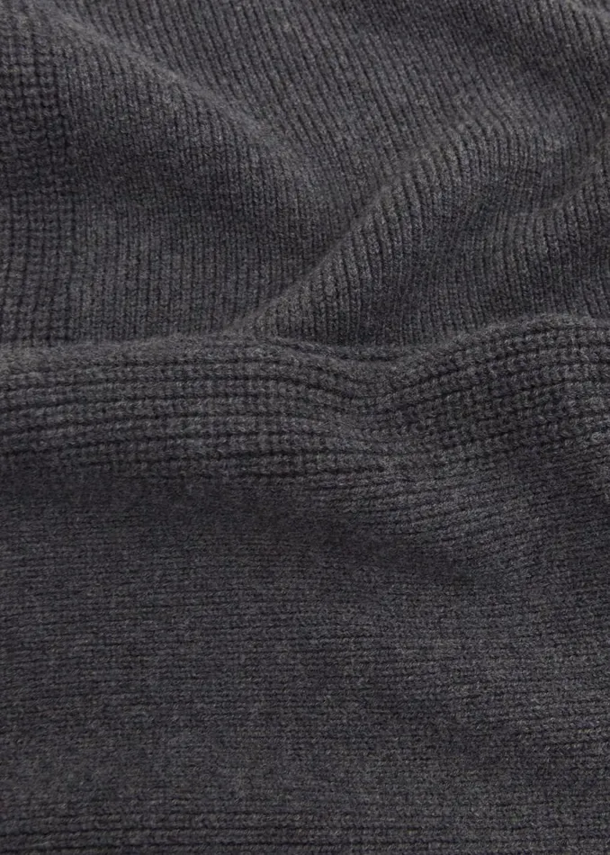 Skirts Women HOBBS Gaskell CoOrd Wool Cotton Skirt Dark Grey Marl