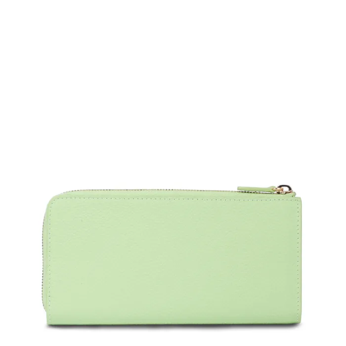 Slim Zip Wallet Apple Green Women Lancel Wallet
