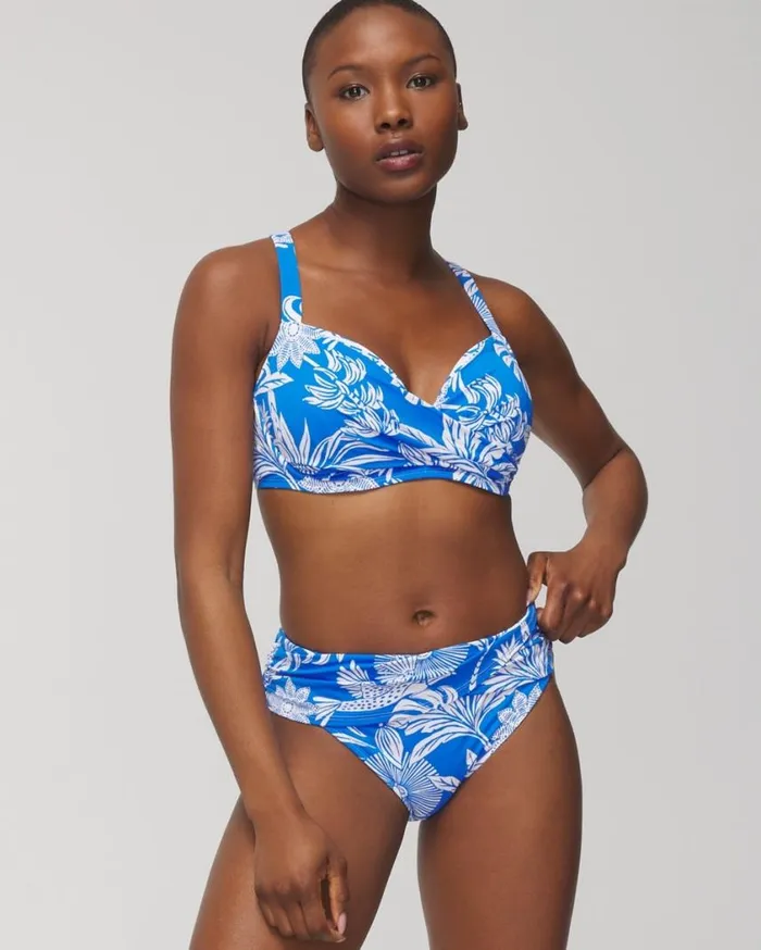Soma Bleu Rod A Pace In The Sun Sarong Hipster Big Sur Blue Women Swim
