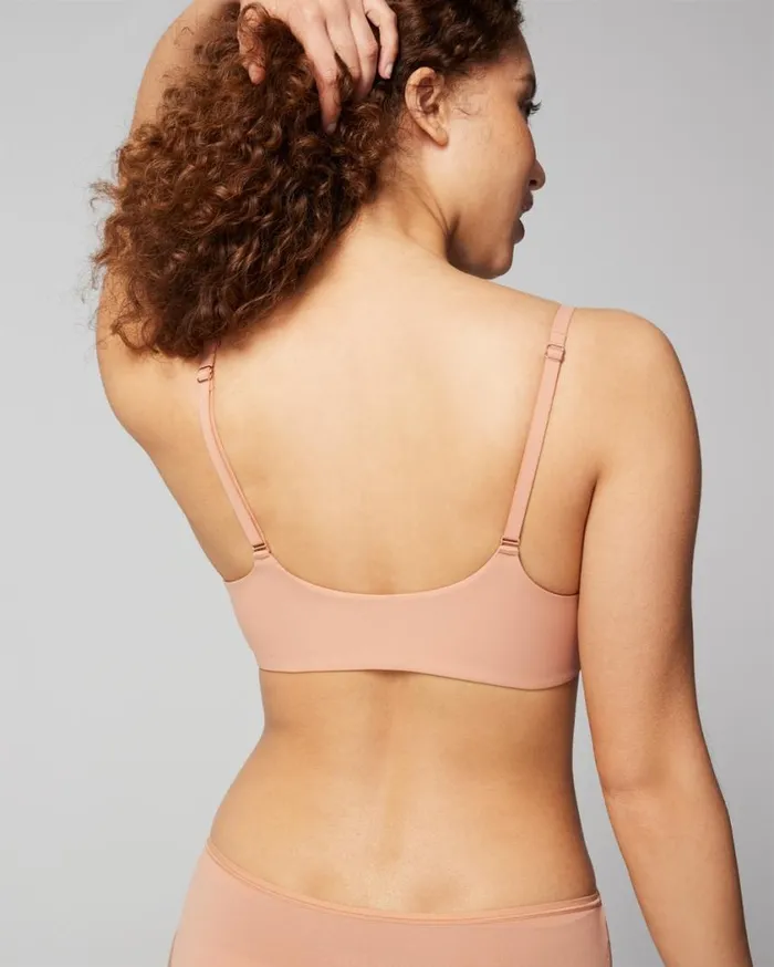Soma Bodify FrontClose Perfect Coverage Bra Creme Brulee Women Bras