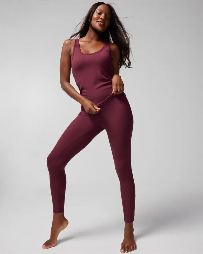 Soma Cool Nights Days Ribbed Tank Nightshade Women Pajama Tops