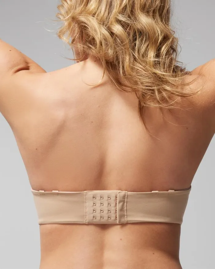 Soma Enbliss Wireless Stay Put MultiWay Strapless Bra Pale Sand Women Bras