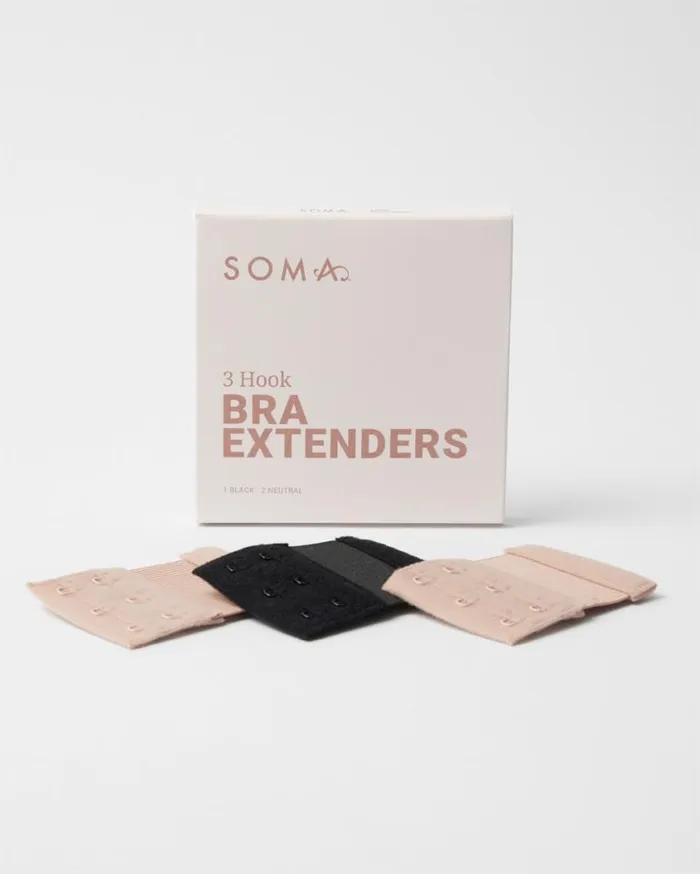Soma Lingerie 3 Hook Bra Extender Multi Women Bras