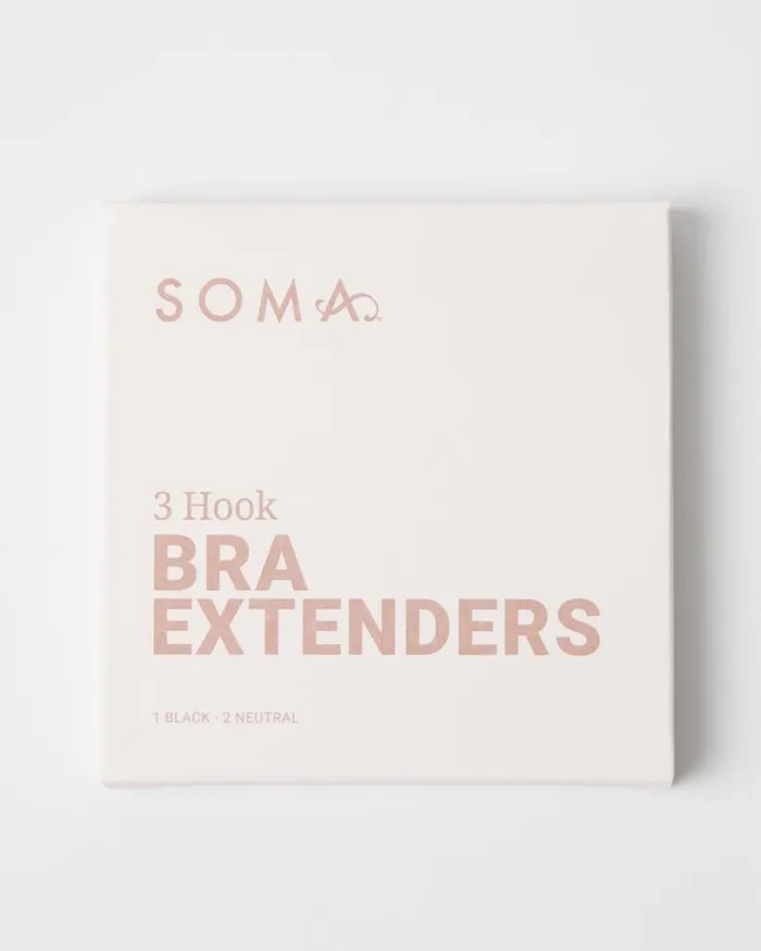 Soma Lingerie 3 Hook Bra Extender Multi Women Bras