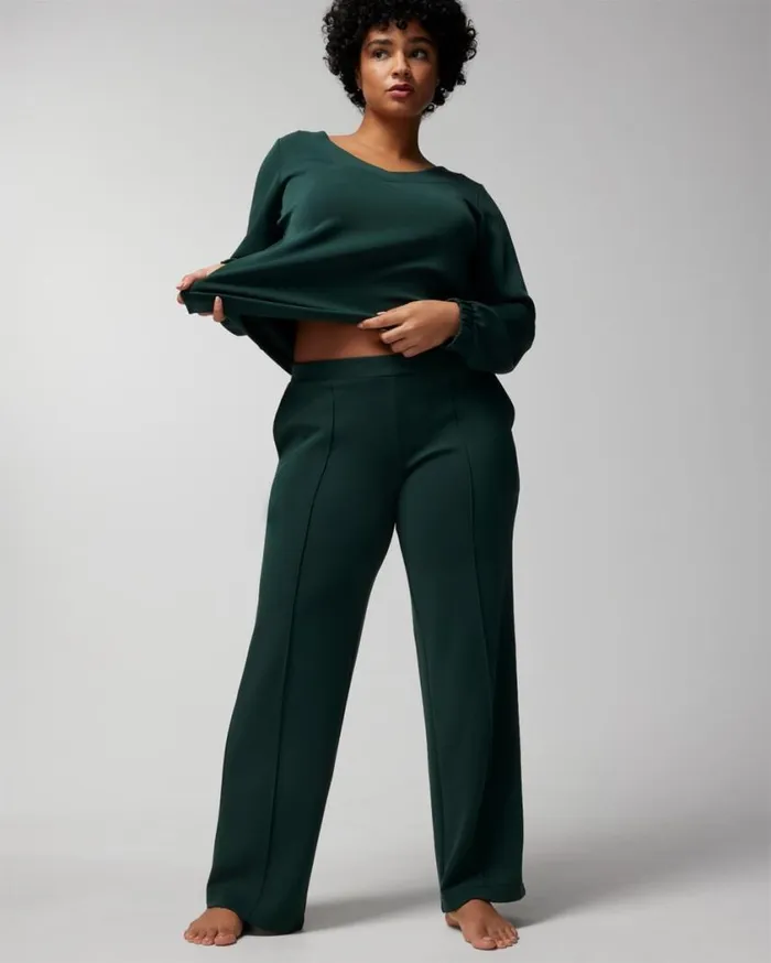 Soma Luxe Modal WideLeg Pants Woodland Women Bottoms