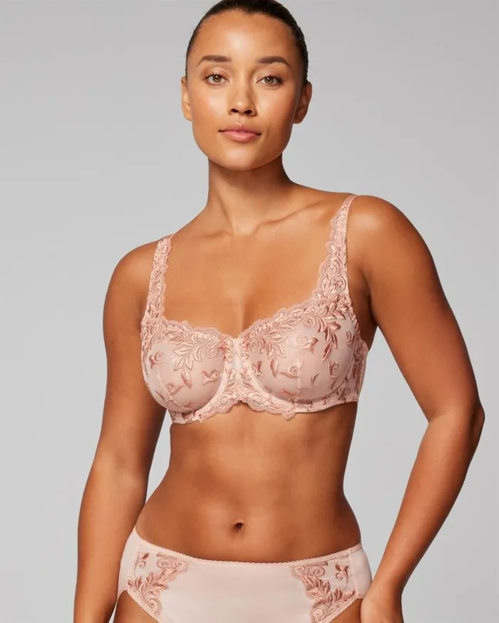 Soma Sensuous Lace Unlined Bra Black Women Bras