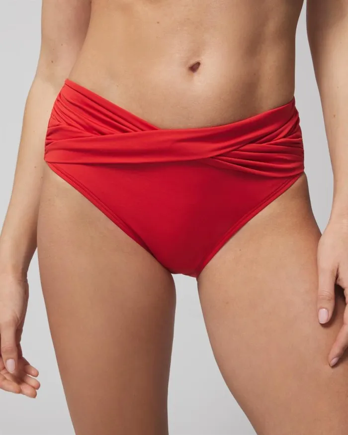 Soma Soma Swim TwistFront Bikini Bottoms Sunset Women Swim