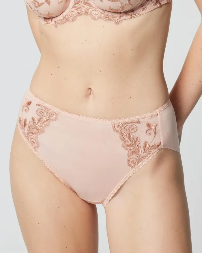 Soma Vanishing Edge Sensuous Lace HighLeg Brief Dusty Blue Women Panties
