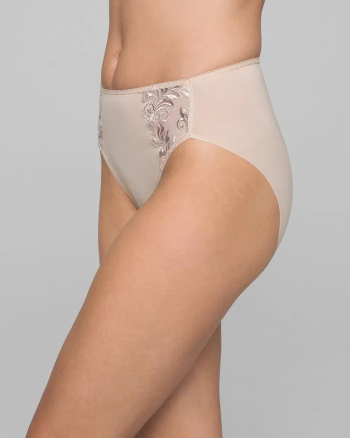Soma Vanishing Edge Sensuous Lace HighLeg Brief Dusty Blue Women Panties