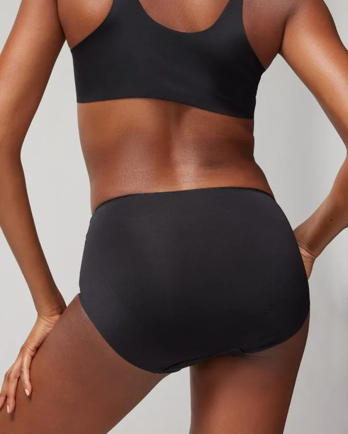 Soma Vanishing Tummy Modern Brief Gray Ink Women Panties