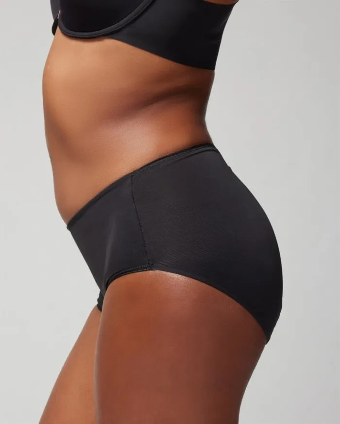 Soma Vanishing Tummy Modern Brief Gray Ink Women Panties