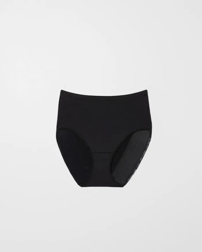 Soma Vanishing Tummy Modern Brief Gray Ink Women Panties
