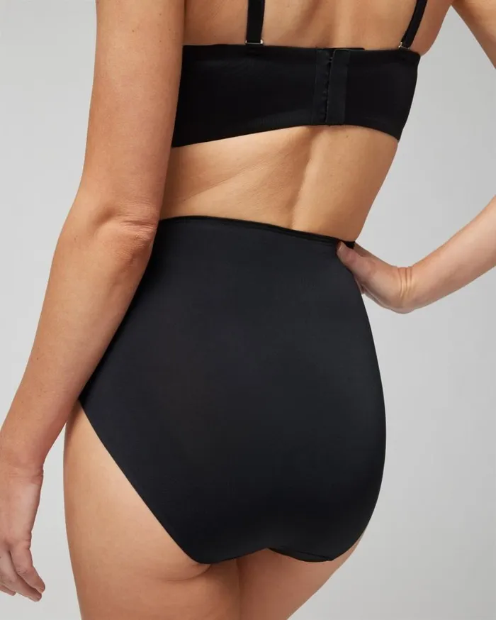 Soma Vanishing Tummy Retro Brief Gray Ink Women Panties