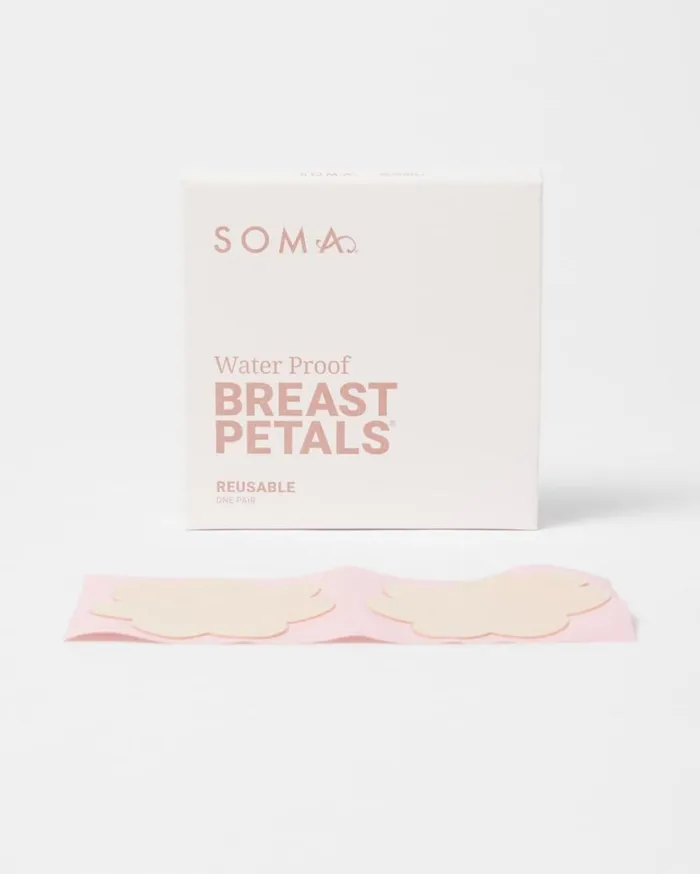 Soma Waterproof Breast Petals Nude Women Bras
