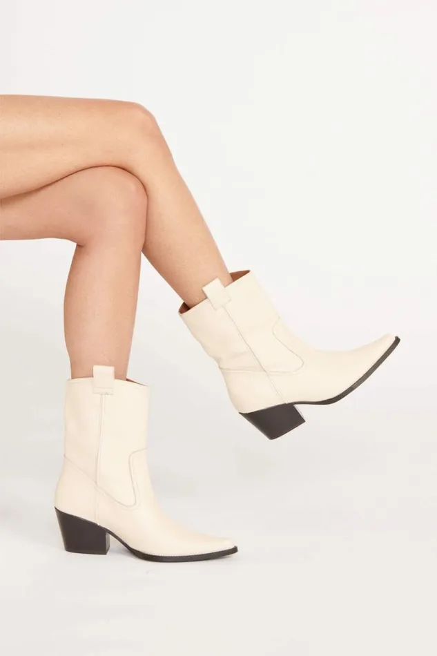 STAUD Boots JUNE BOOT Cream 8211 Women