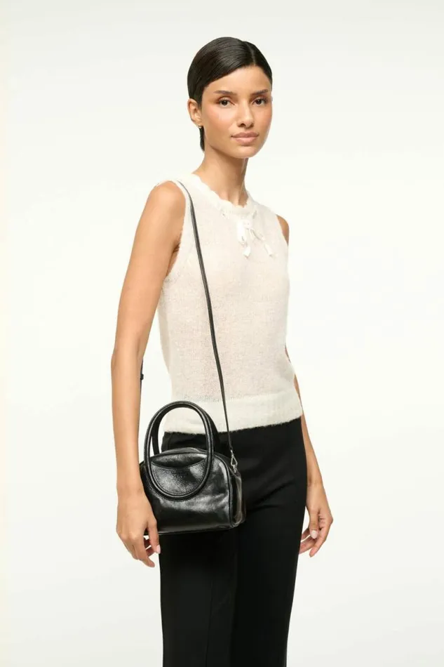 STAUD Clutches and Handhelds MAUDE MINI BOWLER BAG Black 8211 Women STAUD Clutches and Handhelds MAUDE MINI BOWLER BAG Black 8211 Women
