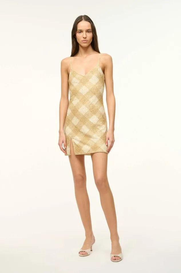 STAUD Dresses ACQUA DRESS Golden Hour 8211 Women