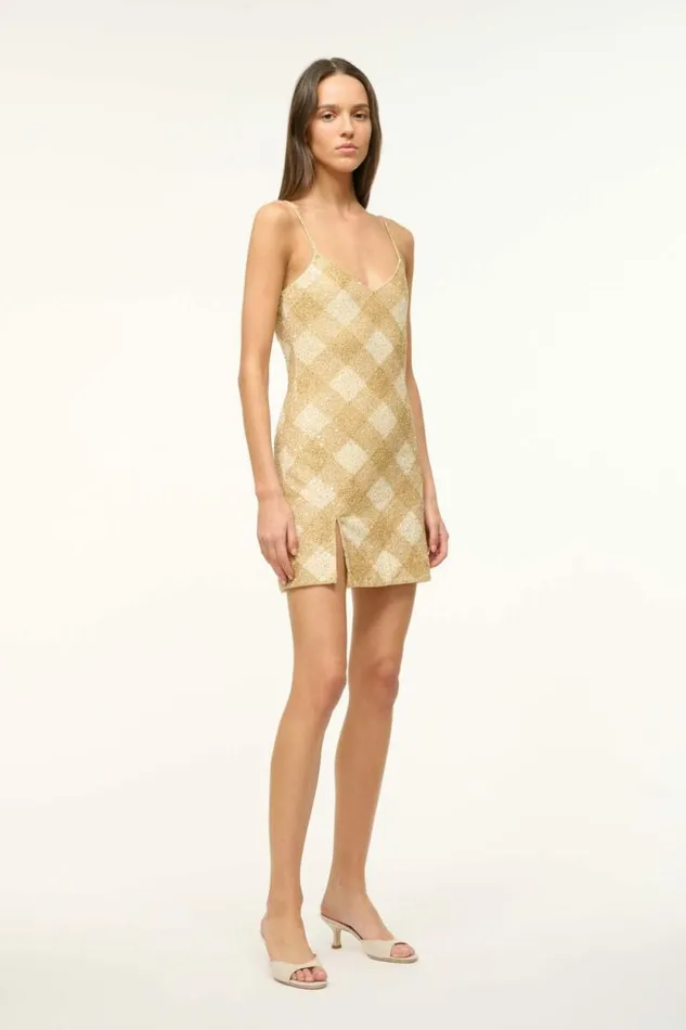 STAUD Dresses ACQUA DRESS Golden Hour 8211 Women