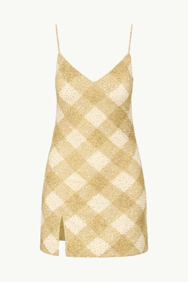 STAUD Dresses ACQUA DRESS Golden Hour 8211 Women