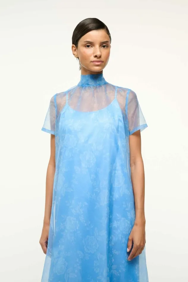 STAUD Dresses CALLUNA DRESS Blue Rose 8211 Women