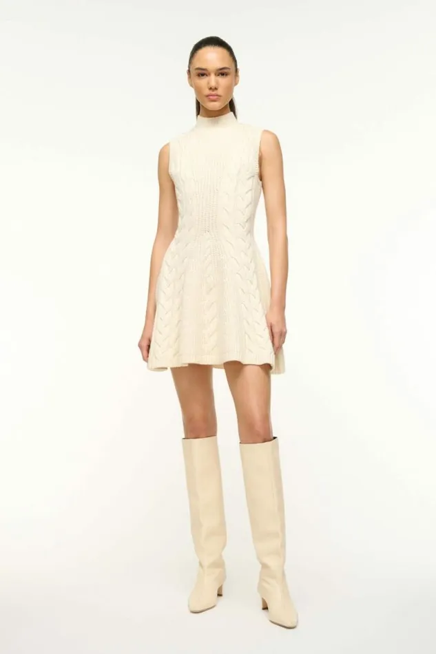 STAUD Dresses CHARADE DRESS Ivory 8211 Women