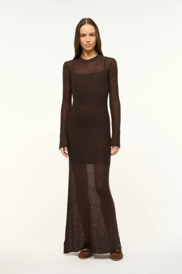 STAUD Dresses EIZA DRESS Earth 8211 Women