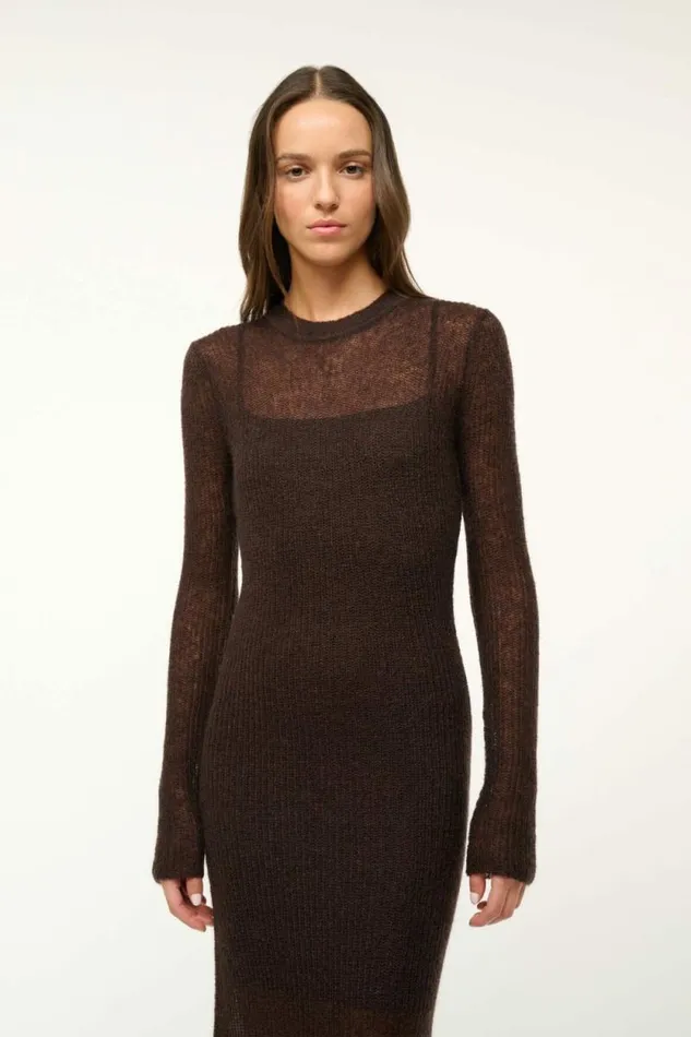 STAUD Dresses EIZA DRESS Earth 8211 Women