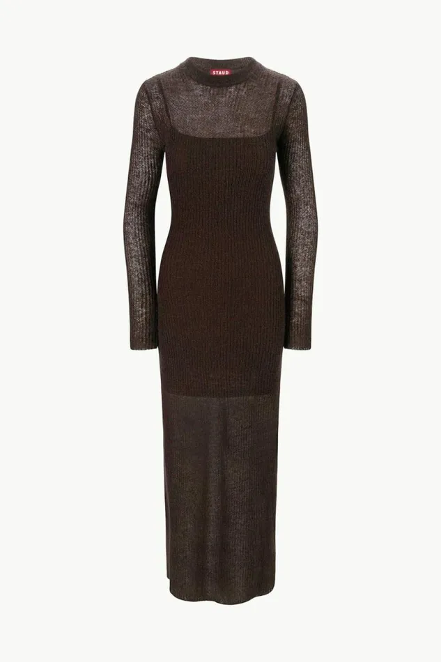 STAUD Dresses EIZA DRESS Earth 8211 Women