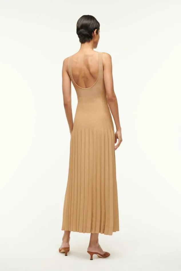 STAUD Dresses ELLISON DRESS Camel 8211 Women
