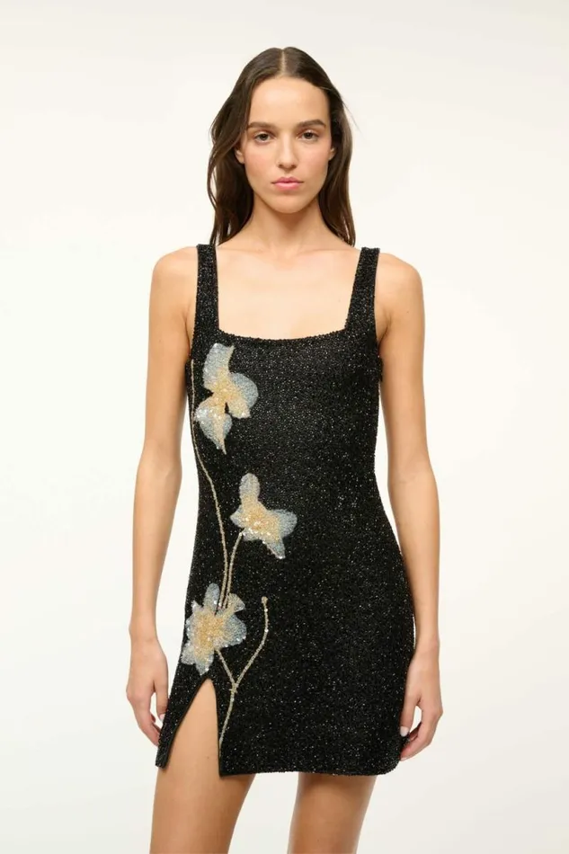 STAUD Dresses LE SABLE DRESS Botanical Shadows 8211 Women STAUD Dresses LE SABLE DRESS Botanical Shadows 8211 Women