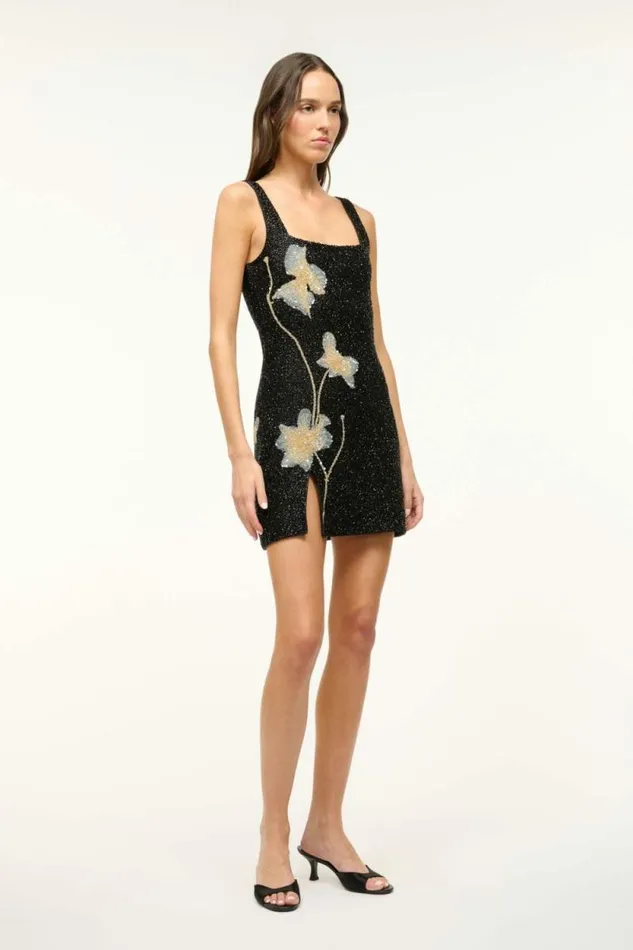 STAUD Dresses LE SABLE DRESS Botanical Shadows 8211 Women STAUD Dresses LE SABLE DRESS Botanical Shadows 8211 Women
