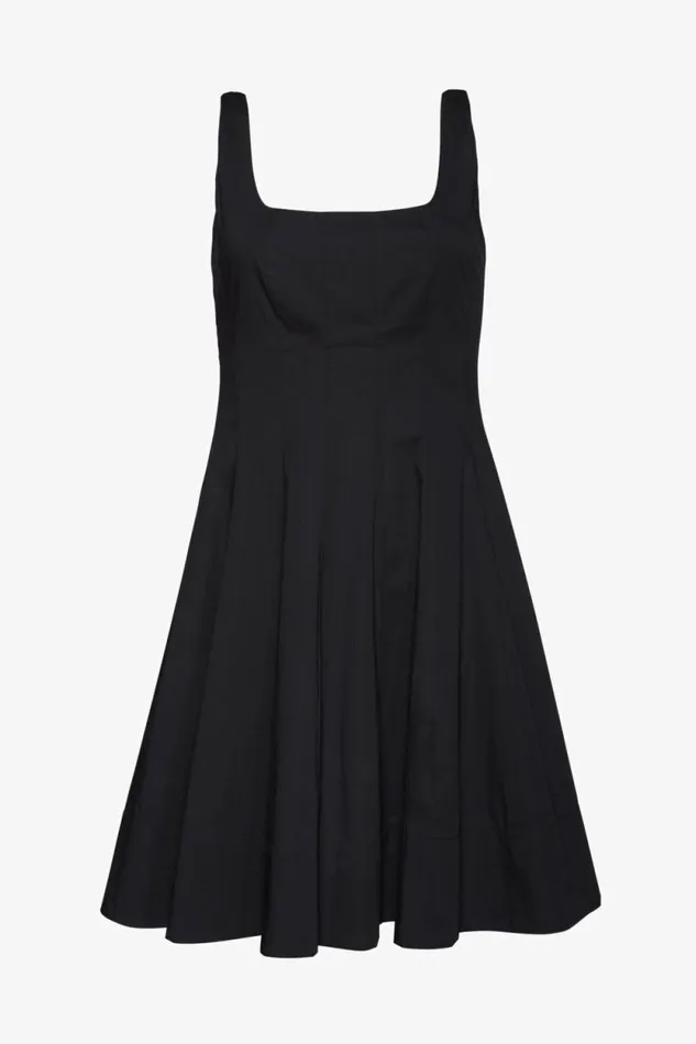STAUD Dresses MINI WELLS DRESS Black 8211 Women